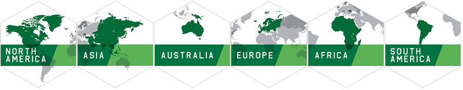 AGI partners with customers across six continents: North America, Asia, Australia, Europe, South America, Africa