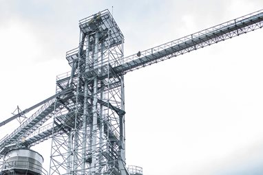 Torres de soporte de pasarelas elevadas de dos columnas de AGI