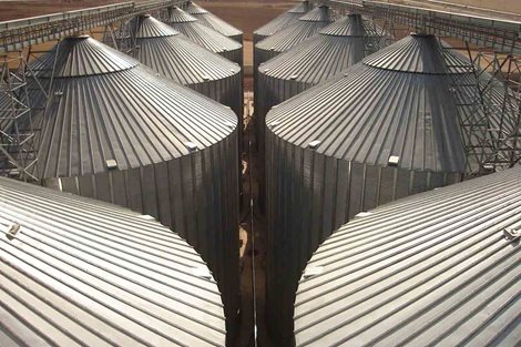 Silo comercial con fondo plano FRAME