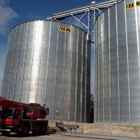 Silo comercial con fondo plano FRAME