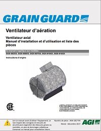 Axial Flow Aeration Fan (French)