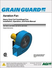 Full Centrifugal Heavy-Duty Aeration Fan (CSA) (English)