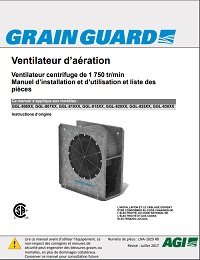 Low-Speed Centrifugal Aeration Fan (French)