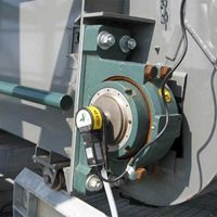 Soporte para ensamblaje de la cola con ruedas en V