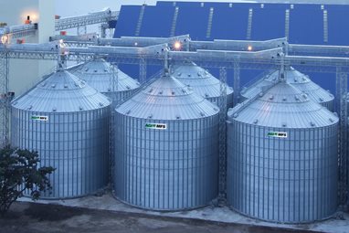 Sistemas de almacenamiento de granos comerciales de AGI