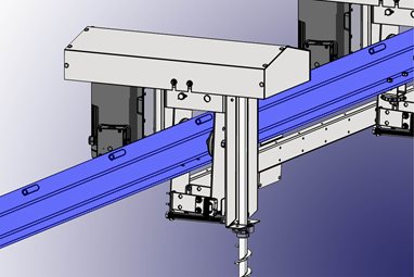 Sistema de protección para tornillos sin fin verticales de NECO