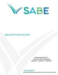 Bag Emptying Station Product Sheet