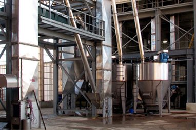 Sistema de Mistura a Granel Vertical